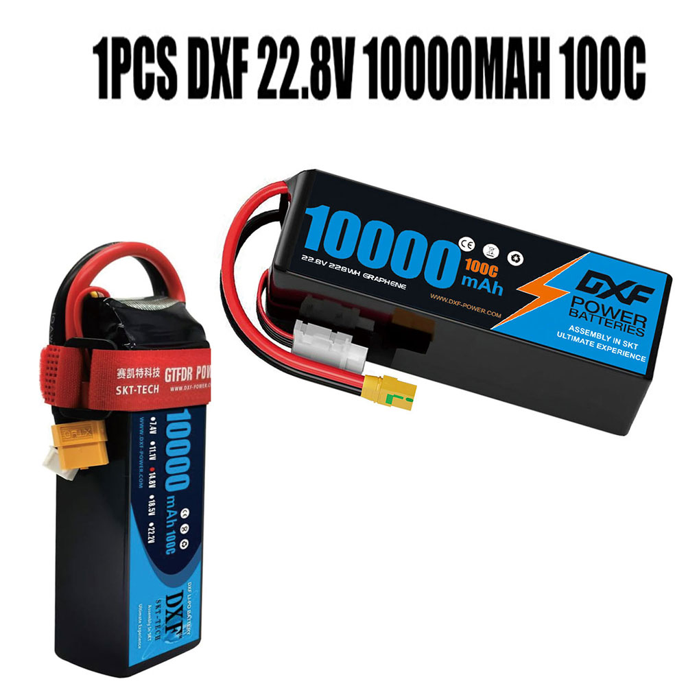 DXF 6S Lipo Battery 10000mAh 2 - đánh giá và giá 6S Lipo Battery 22.2V 5000Mah