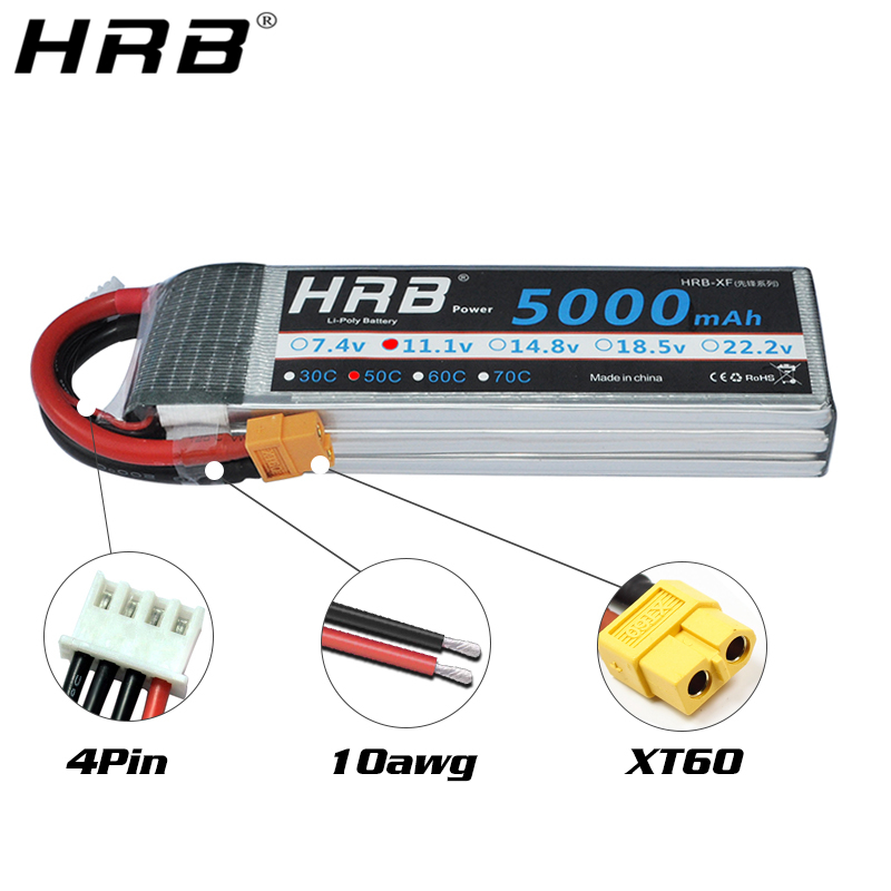 HRB Lithium Battery 4S 14.8V 5 - đánh giá và giá 4S Lipo Battery 14.8V 6000Mah